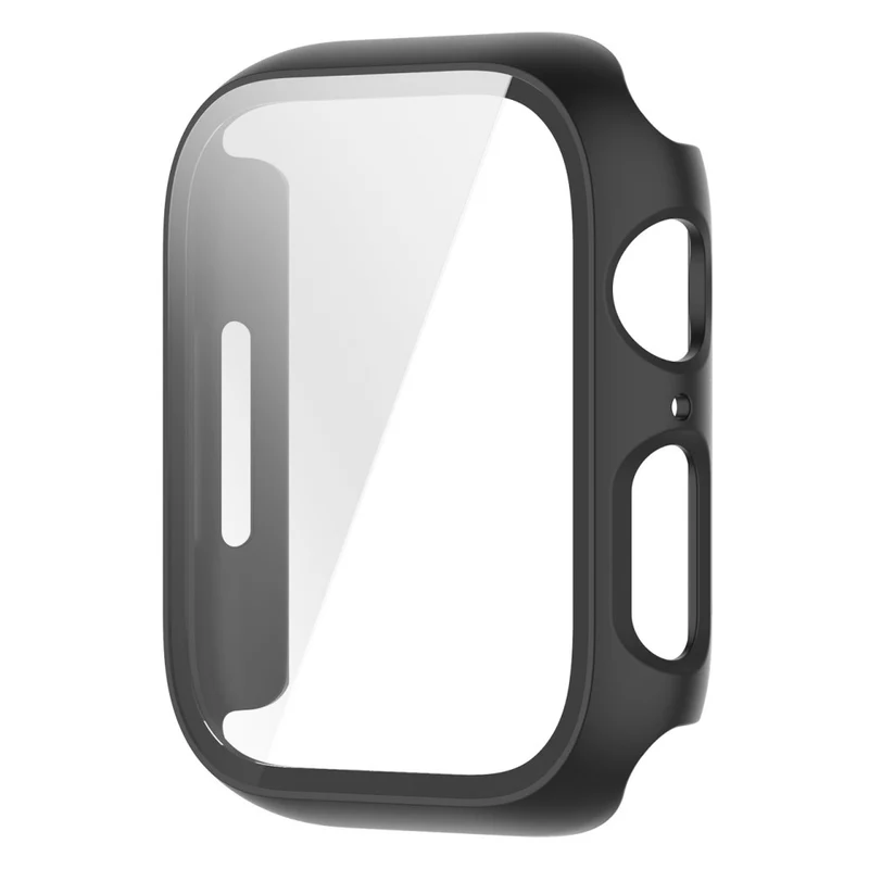 Unglaublich Schön Apple Watch Series 7 41mm Hülle mit Displayschutz in Plastik und Gehärtetes Glas