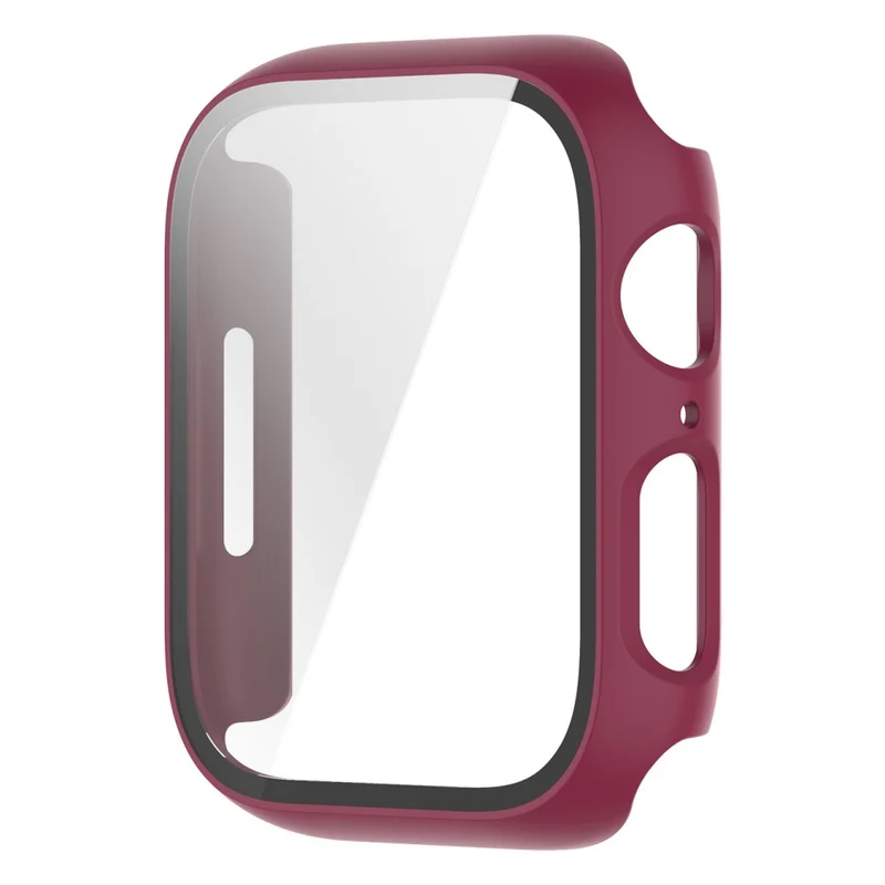 Unglaublich Schön Apple Watch Series 7 41mm Hülle mit Displayschutz in Plastik und Gehärtetes Glas