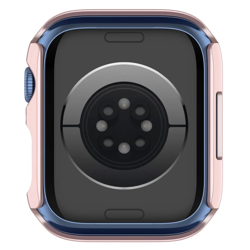 Unglaublich Schön Apple Watch Series 7 41mm Hülle mit Displayschutz in Plastik und Gehärtetes Glas