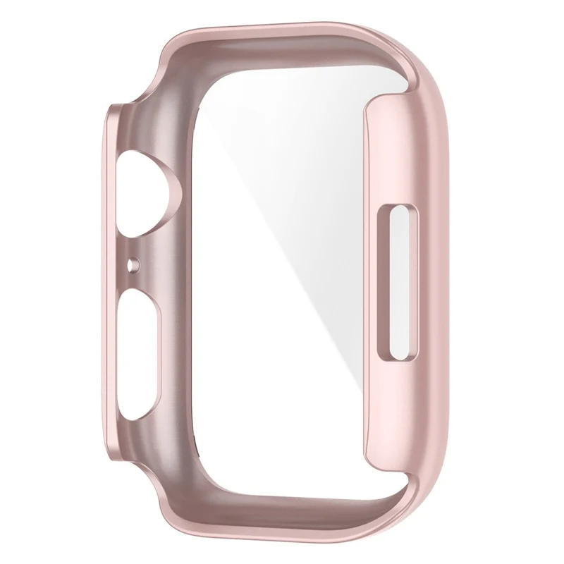 Unglaublich Schön Apple Watch Series 7 41mm Hülle mit Displayschutz in Plastik und Gehärtetes Glas