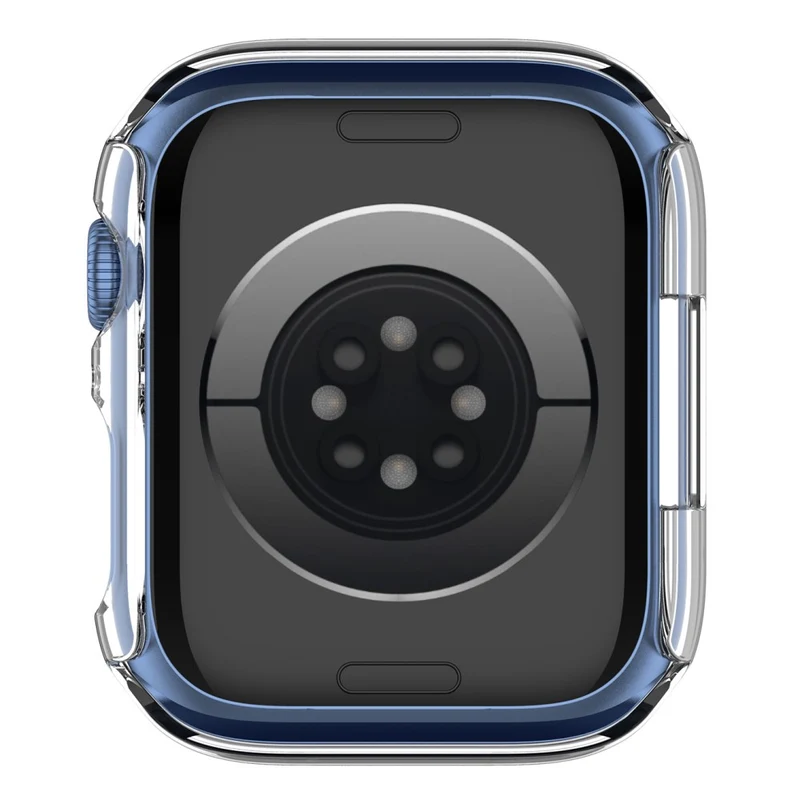 Unglaublich Schön Apple Watch Series 7 41mm Hülle mit Displayschutz in Plastik und Gehärtetes Glas