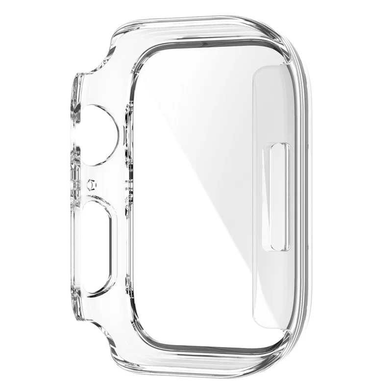 Unglaublich Schön Apple Watch Series 7 41mm Hülle mit Displayschutz in Plastik und Gehärtetes Glas