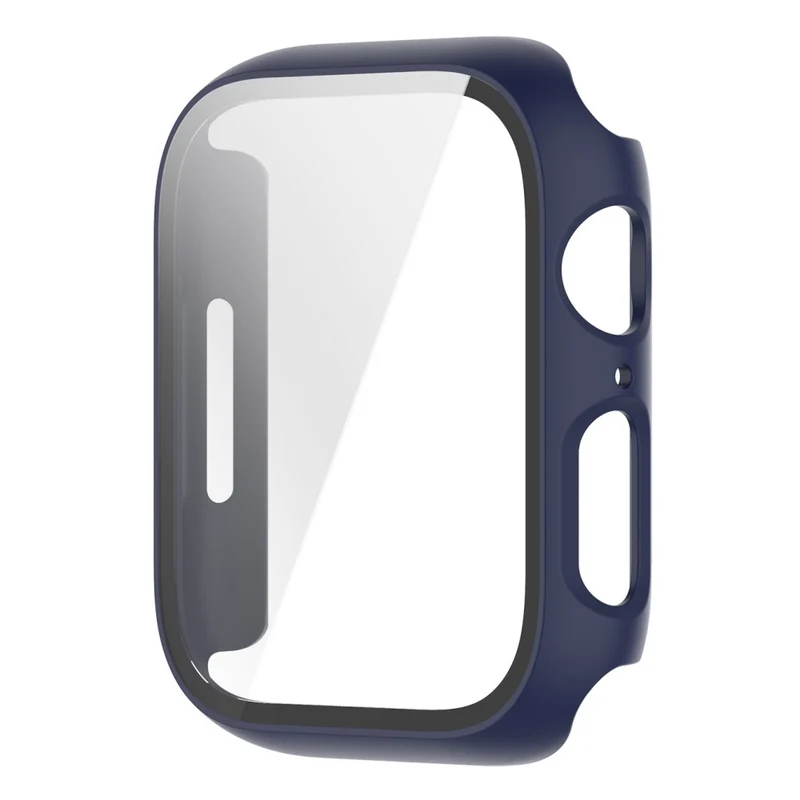 Unglaublich Schön Apple Watch Series 7 41mm Hülle mit Displayschutz in Plastik und Gehärtetes Glas