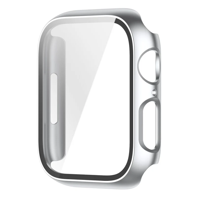 Unglaublich Schön Apple Watch Series 7 41mm Hülle mit Displayschutz in Plastik und Gehärtetes Glas