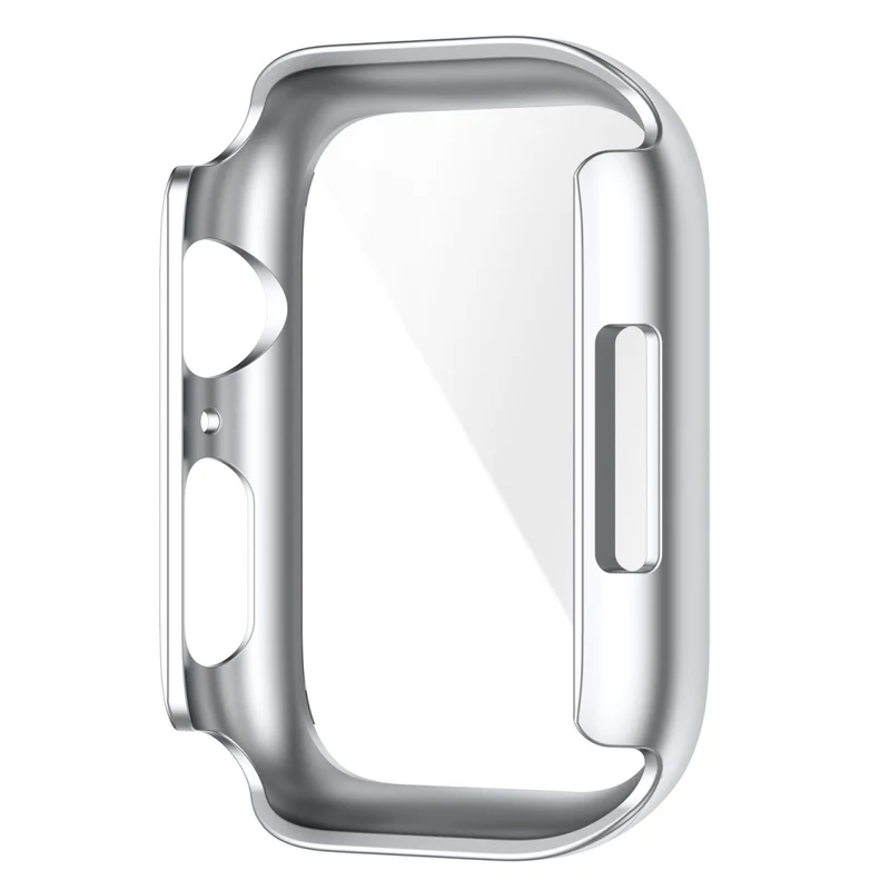 Unglaublich Schön Apple Watch Series 7 41mm Hülle mit Displayschutz in Plastik und Gehärtetes Glas