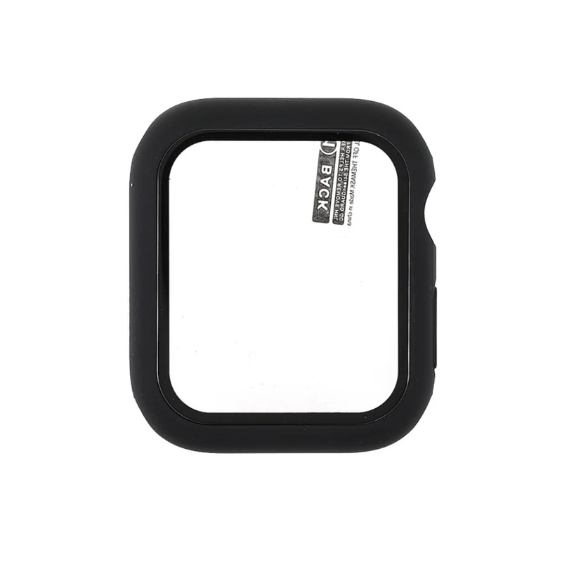 Schön Apple Watch Series 7 41mm Hülle mit Displayschutz in Plastik und Gehärtetes Glas