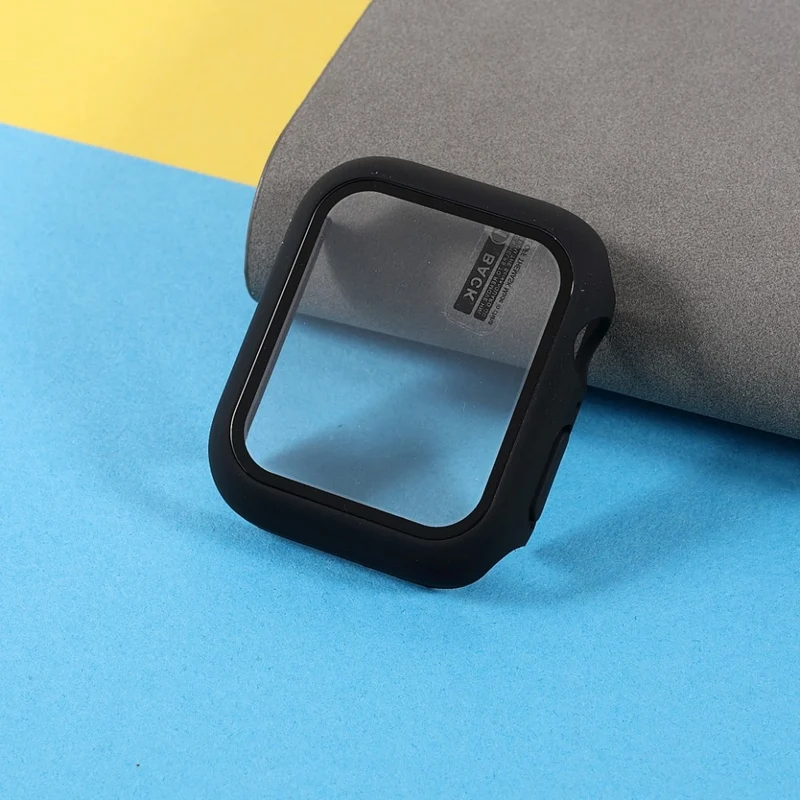Schön Apple Watch Series 7 41mm Hülle mit Displayschutz in Plastik und Gehärtetes Glas