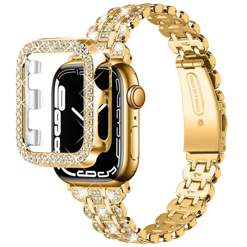 Stark Apple Watch Series 7 41mm Metall und Strass armband