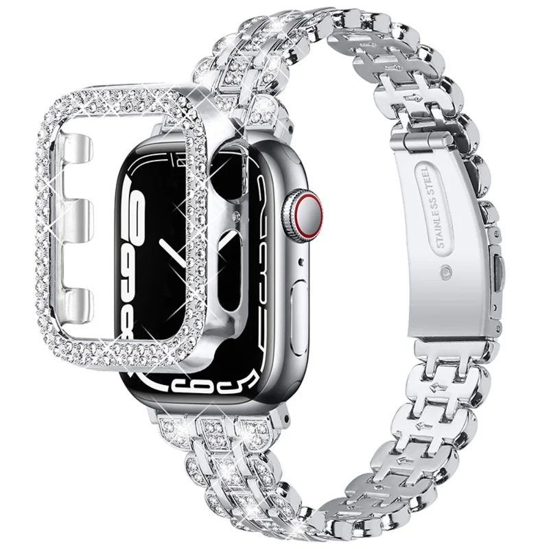 Stark Apple Watch Series 7 41mm Metall und Strass armband