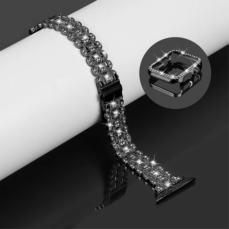 Stark Apple Watch Series 7 41mm Metall und Strass armband