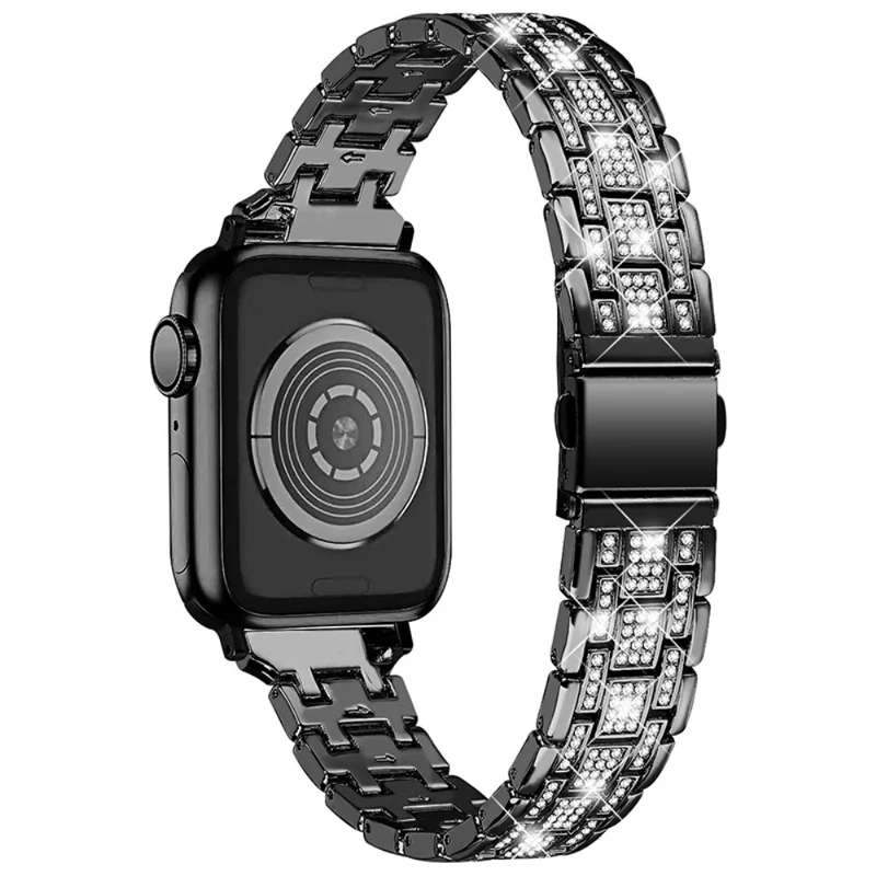 Unglaublich süß Universell Apple Metall und Strass armband