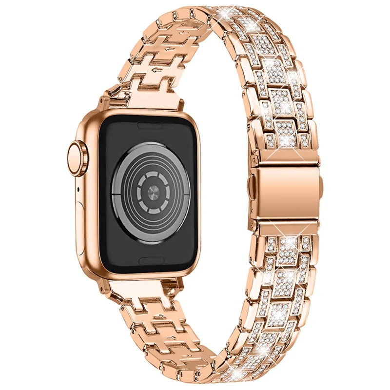 Unglaublich süß Universell Apple Metall und Strass armband