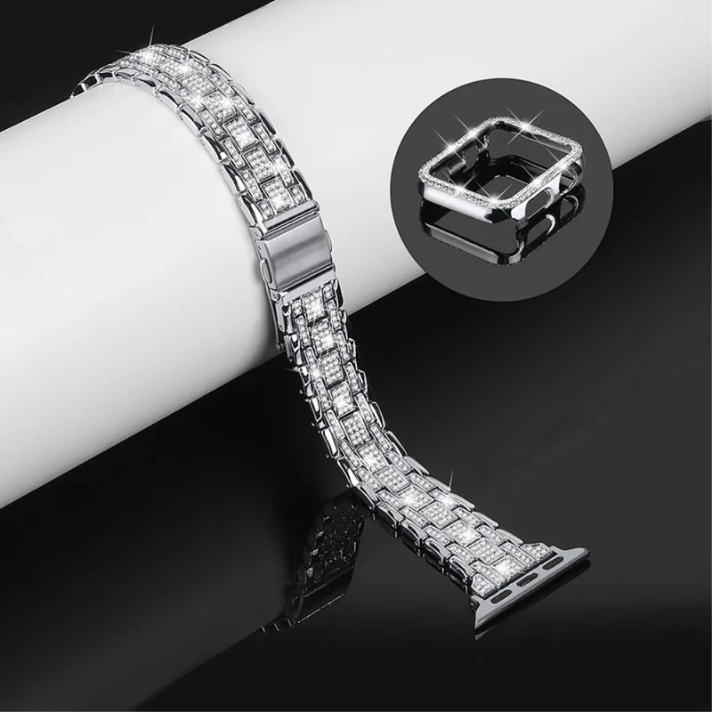 Unglaublich süß Universell Apple Metall und Strass armband