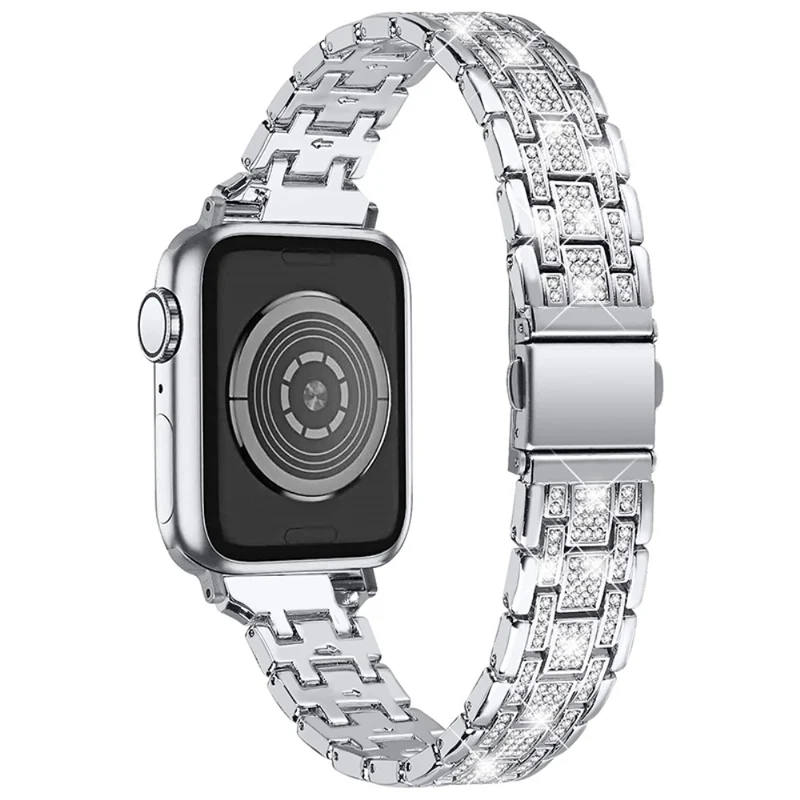 Mega chillig Universell Apple Metall und Strass armband
