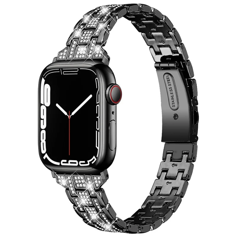 Mega chillig Universell Apple Metall und Strass armband