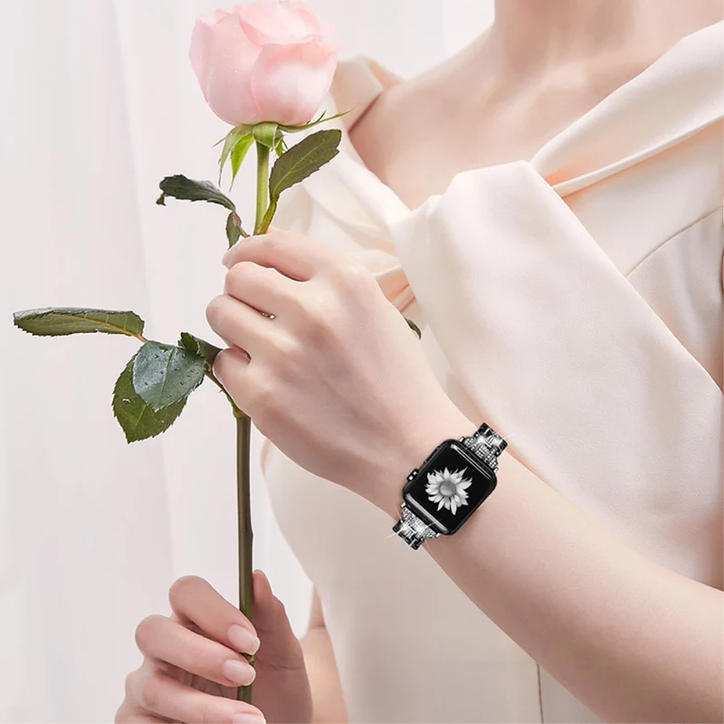 Mega chillig Universell Apple Metall und Strass armband