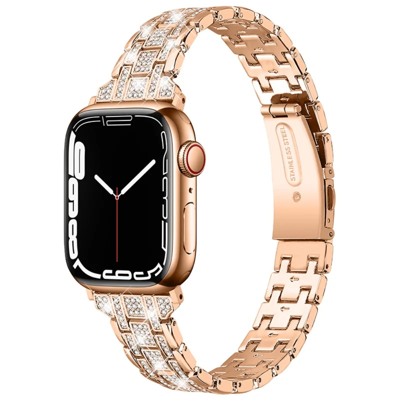 Mega chillig Universell Apple Metall und Strass armband