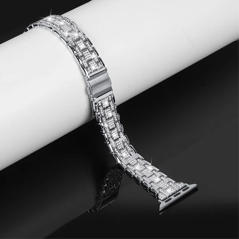 Mega chillig Universell Apple Metall und Strass armband