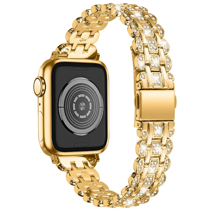 Auffallend süß Universell Apple Metall und Strass armband