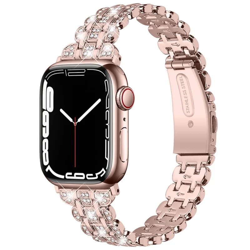 Auffallend süß Universell Apple Metall und Strass armband