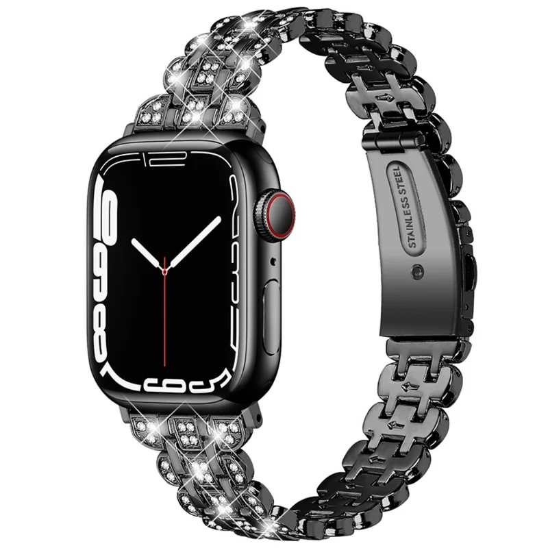 Auffallend süß Universell Apple Metall und Strass armband