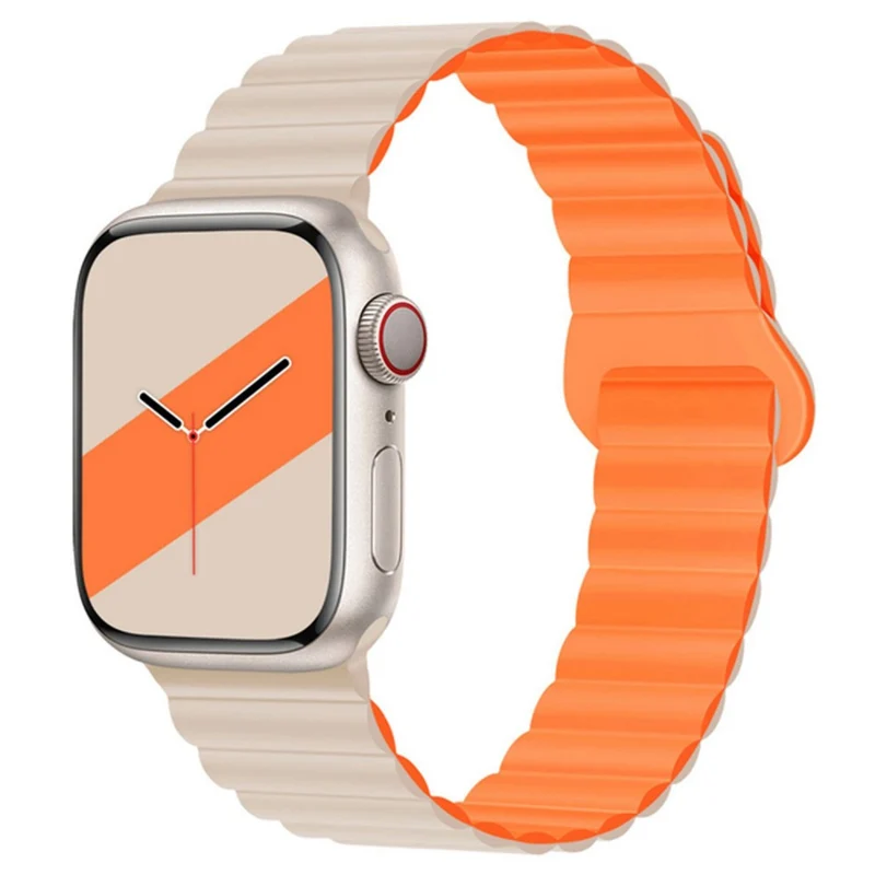Sehr schön Apple Watch Series 7 45mm Silikon / TPU armband