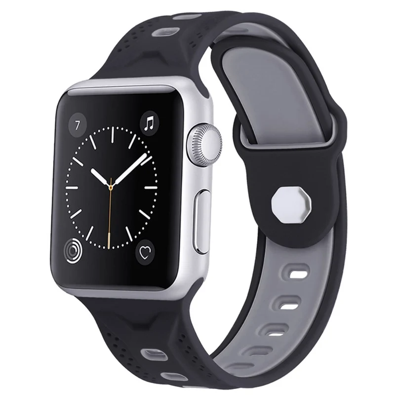 Sehr cool Apple Watch Series 7 45mm Silikon / TPU armband
