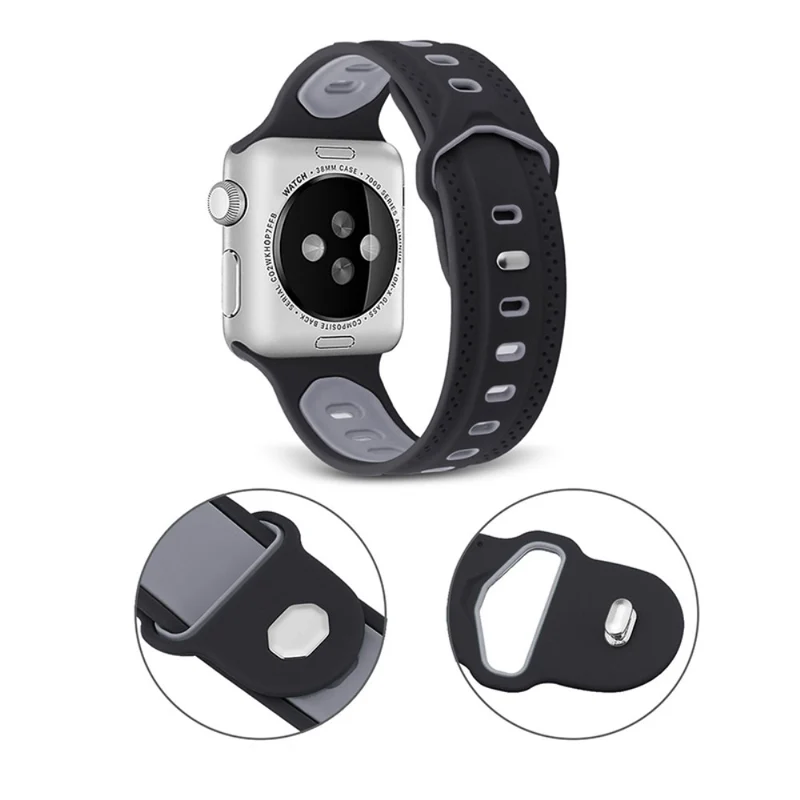 Sehr cool Apple Watch Series 7 45mm Silikon / TPU armband
