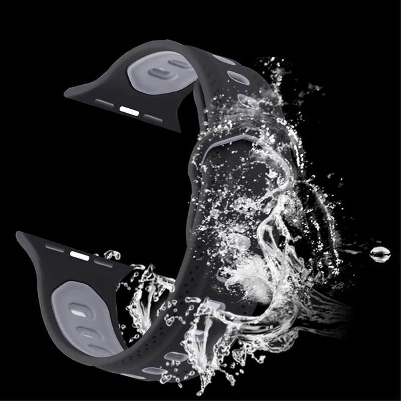 Sehr cool Apple Watch Series 7 45mm Silikon / TPU armband