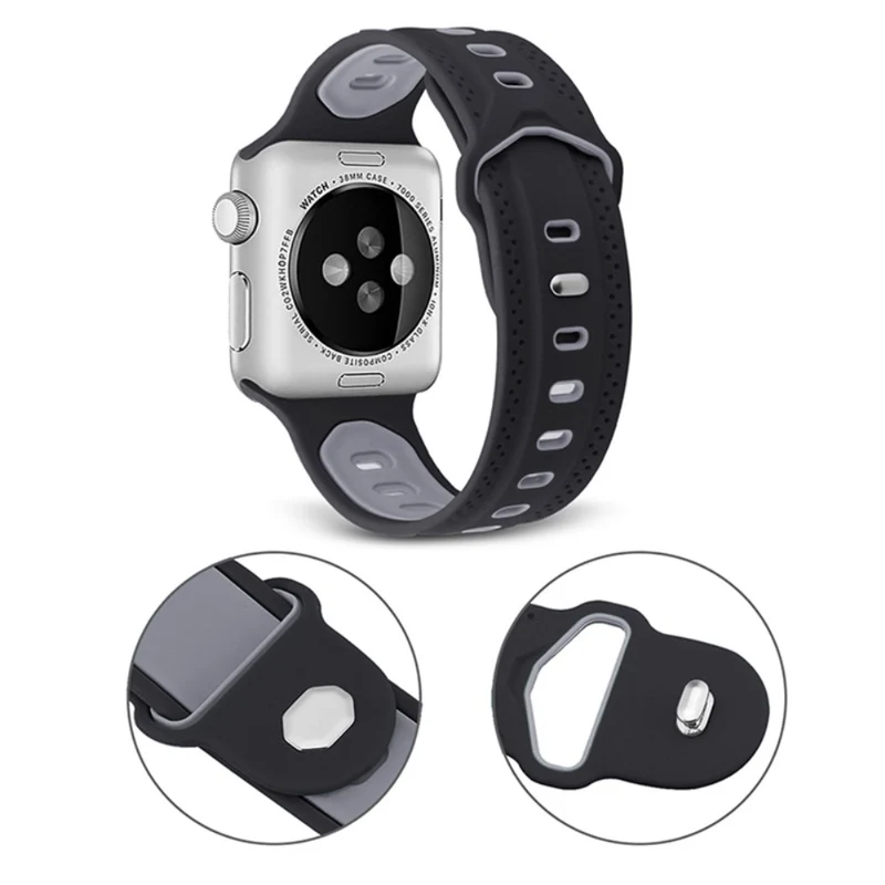 Sehr cool Apple Watch Series 7 45mm Silikon / TPU armband