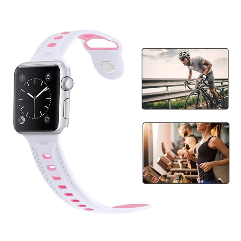 Sehr cool Apple Watch Series 7 45mm Silikon / TPU armband