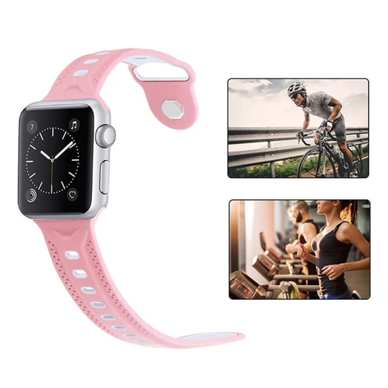 Sehr cool Apple Watch Series 7 45mm Silikon / TPU armband