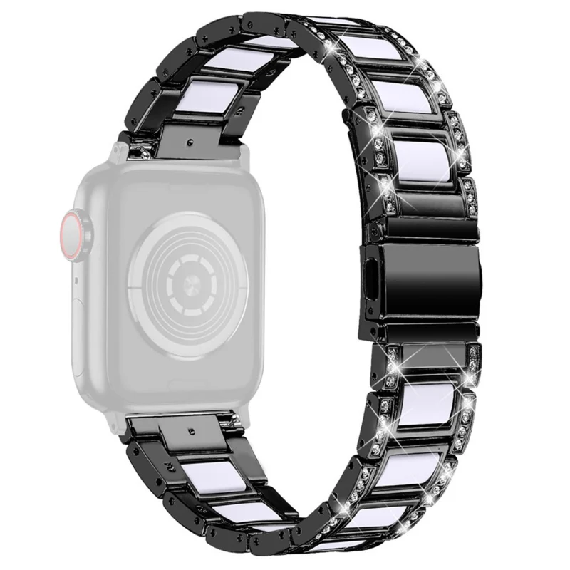 Mega elegant Universell Apple Metall und Strass armband