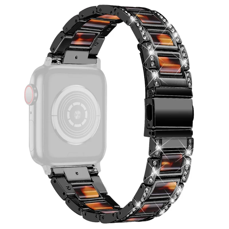 Mega elegant Universell Apple Metall und Strass armband