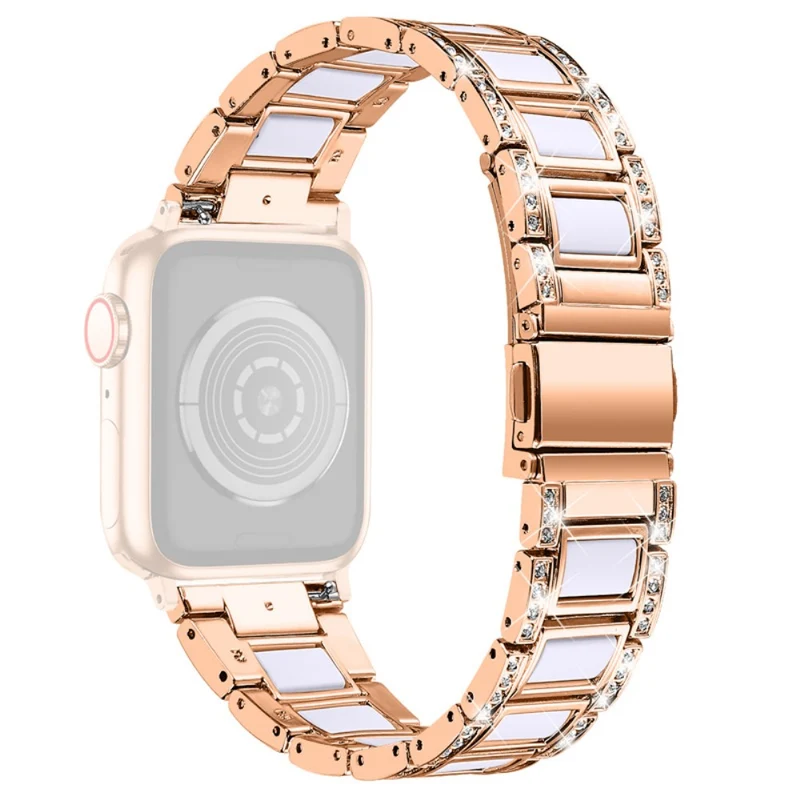 Mega elegant Universell Apple Metall und Strass armband