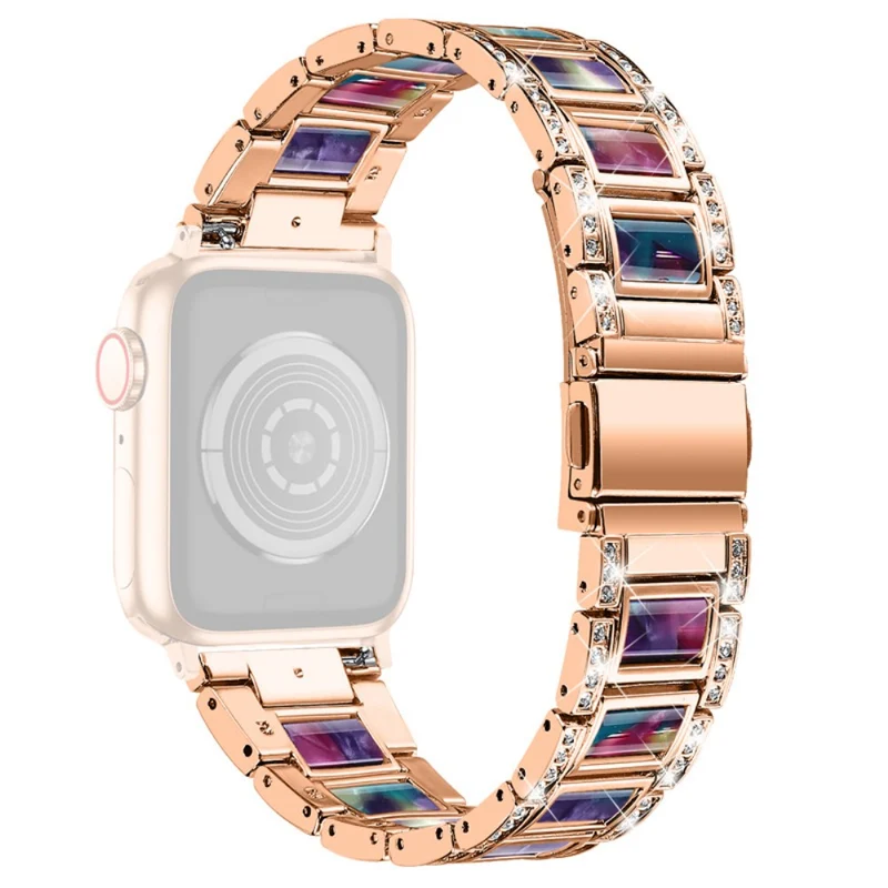 Mega elegant Universell Apple Metall und Strass armband