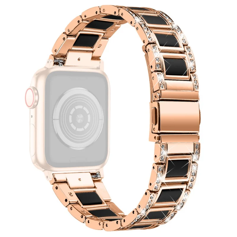 Mega elegant Universell Apple Metall und Strass armband
