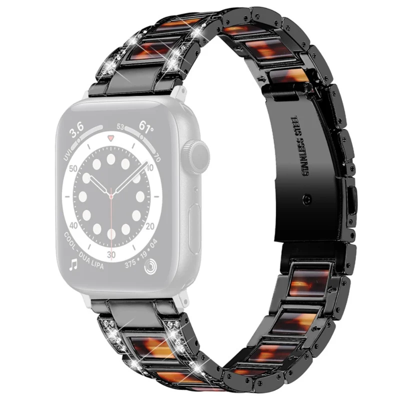Mega elegant Universell Apple Metall und Strass armband