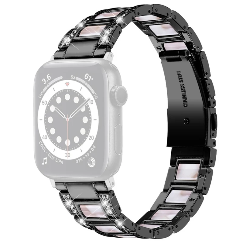 Mega elegant Universell Apple Metall und Strass armband