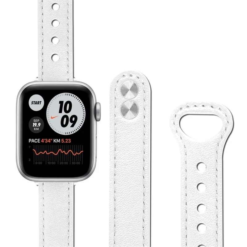 Modisch Universell Apple Echtes Leder armband