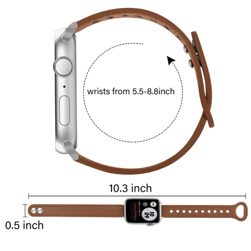 Wirklich schick Universell Apple Echtes Leder armband