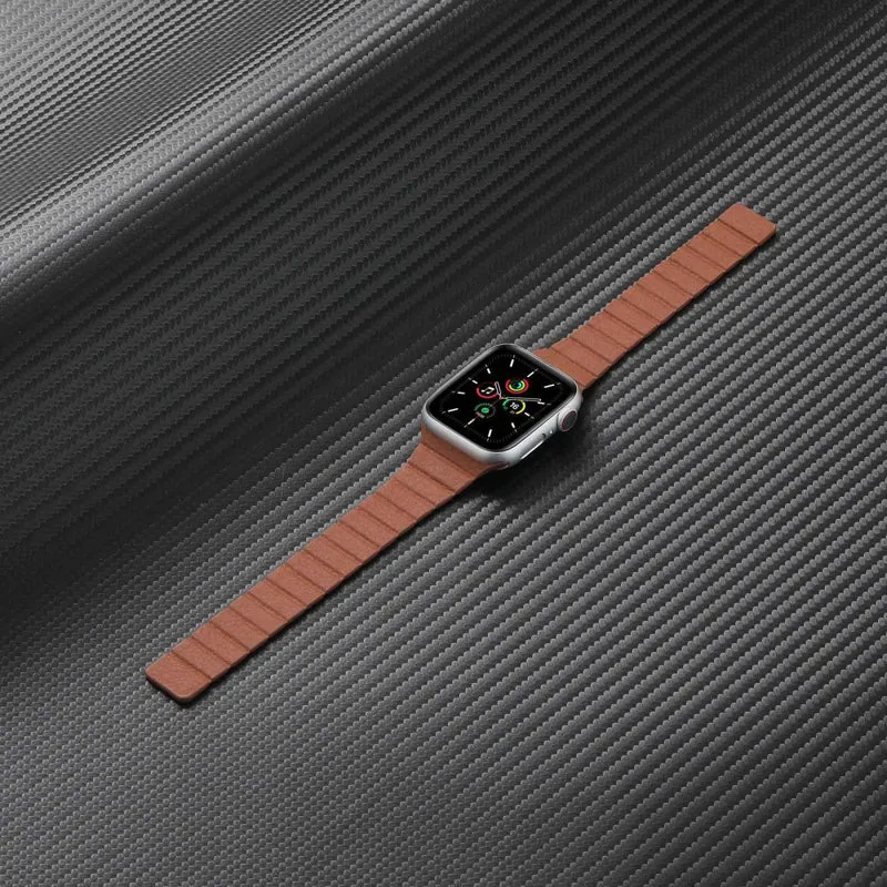 Unglaublich cool Universell Apple Echtes Leder armband