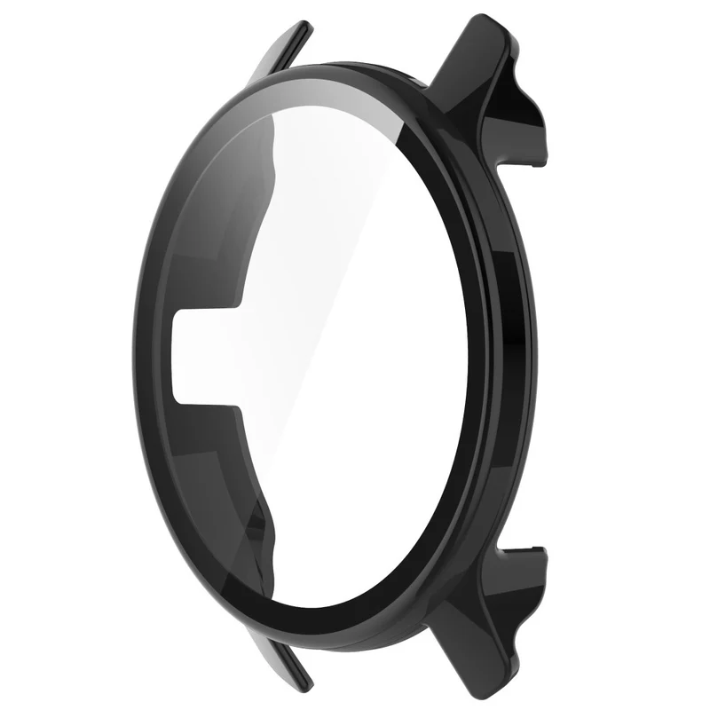Modisch Garmin Venu 2 Plus Hülle mit Displayschutz in Plastik und Gehärtetes Glas