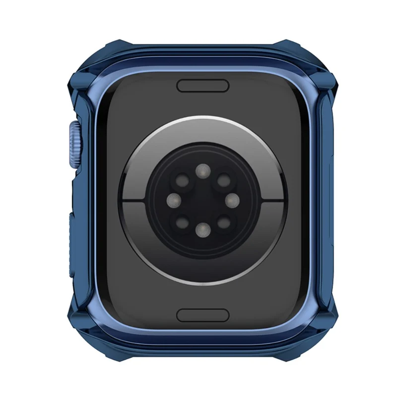 Unglaublich Schön Apple Watch Series 7 41mm Hülle mit Displayschutz in Plastik und Gehärtetes Glas