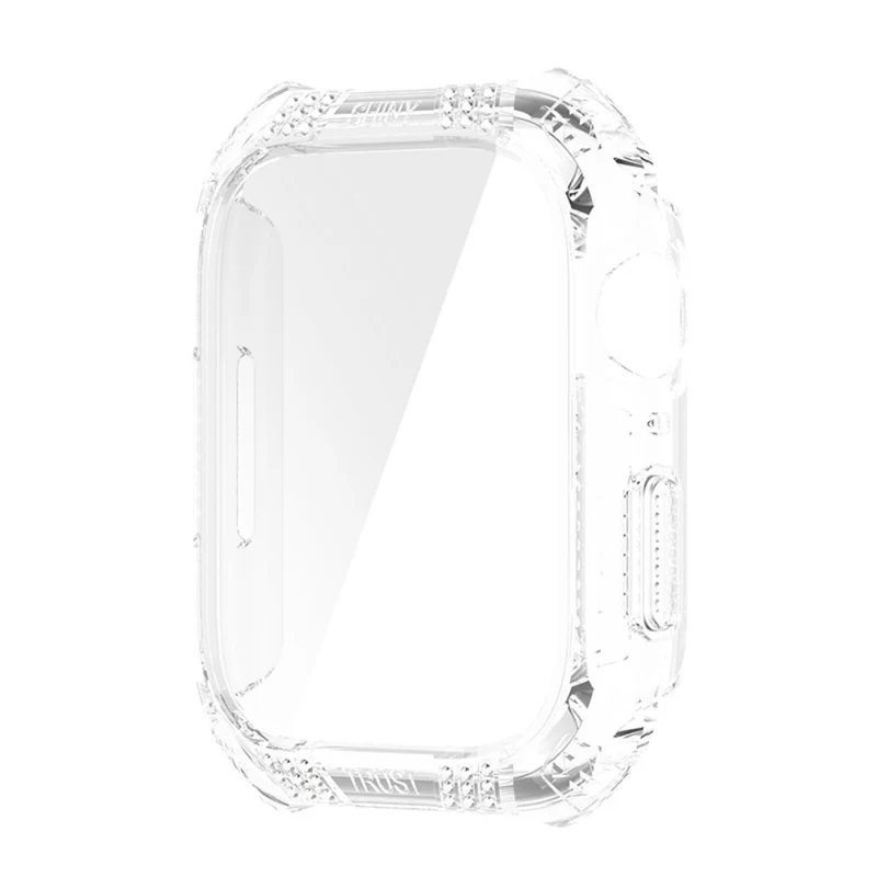 Unglaublich Schön Apple Watch Series 7 41mm Hülle mit Displayschutz in Plastik und Gehärtetes Glas
