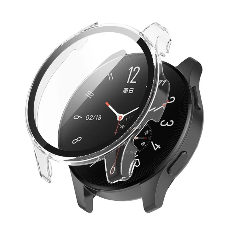Auffallend Nett Vivo Watch 2 Hülle mit Displayschutz in Plastik und Gehärtetes Glas