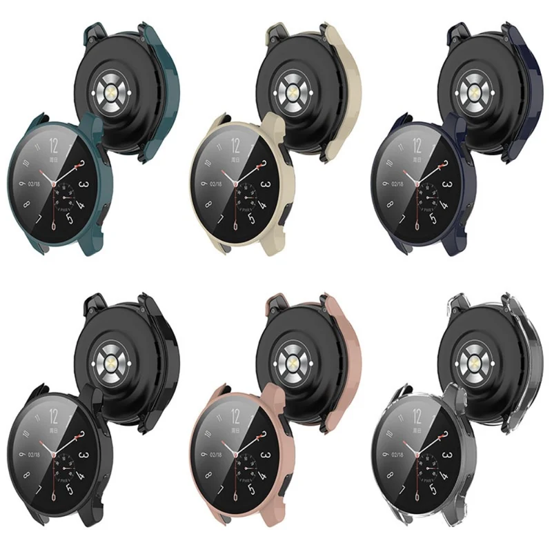 Auffallend Nett Vivo Watch 2 Hülle mit Displayschutz in Plastik und Gehärtetes Glas