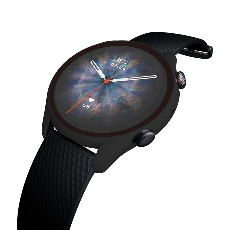 Mega Schön Amazfit GTR 3 / Amazfit GTR 3 Pro Universell Hülle mit Displayschutz in Plastik und Gehärtetes Glas