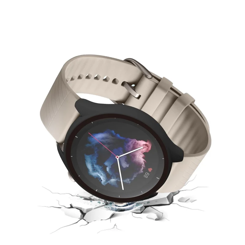 Mega Schön Amazfit GTR 3 / Amazfit GTR 3 Pro Universell Hülle mit Displayschutz in Plastik und Gehärtetes Glas