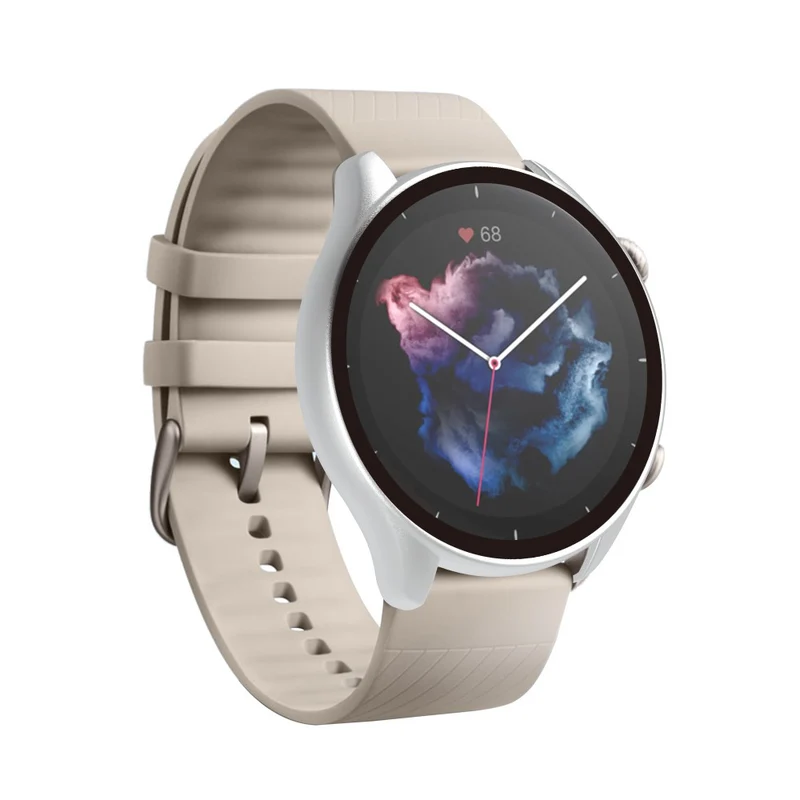 Mega Schön Amazfit GTR 3 / Amazfit GTR 3 Pro Universell Hülle mit Displayschutz in Plastik und Gehärtetes Glas